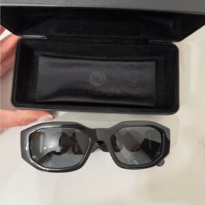 Versace Black Medusa Sunglasses